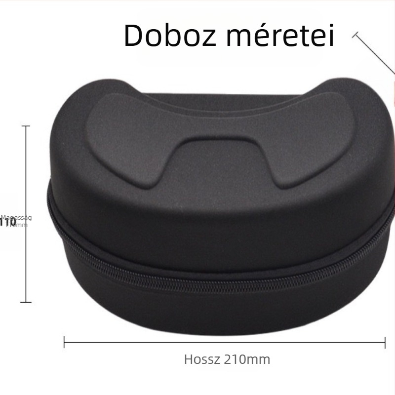 Sí szemüveg - keret nélküli, uniszex, cserélhető lencsékkel, műanyag keret