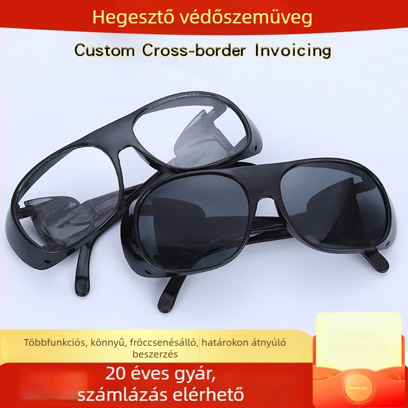 Hegesztő szemüveg ütésálló védelemmel és ívfény elleni védelemmel