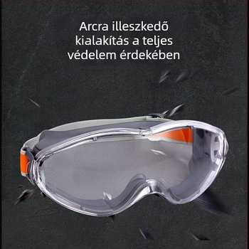 Két színű szilikon védőszemüveg, szél- és porvédelmet nyújt, kerékpár- és motorkerékpározáshoz
