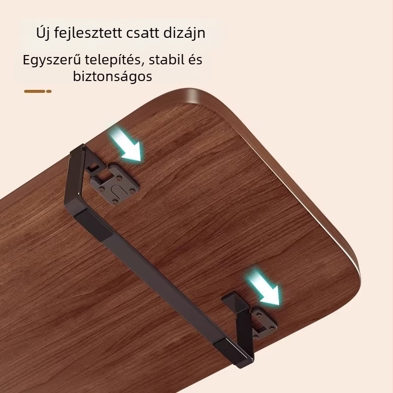 Asztali rendezőállvány monitorhoz és laptophoz - állítható magasság (Model Yafan Home; Kompatibil minden számítógéppel; Asztali stílus)