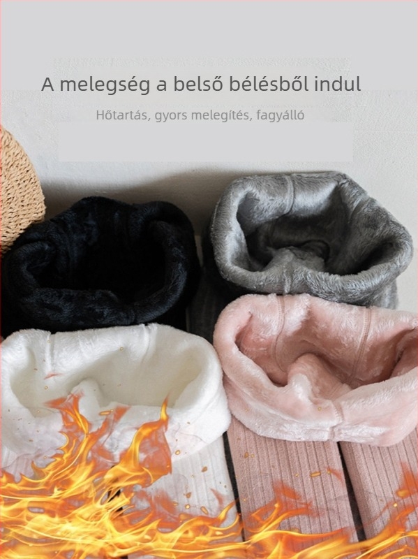 Új téli meleg egyszínű gyerek leggings hercegnő-stílusú fleece béléssel, vastagított és anti-pilling