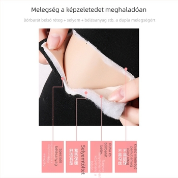 Téli gyerekeknek készült selyem-pamut keverék leggings fleece béléssel, extra vastag a melegért, egyrészes kialakítás