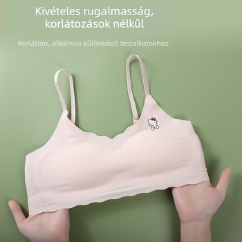 7–12 éves lányoknak seamless Ice Silk melltartó, nyár, mellény-stílus