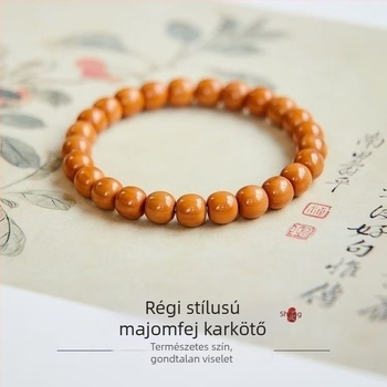 Achát Bodhi karkötő meditációhoz, kézzel készült, természetes geometriai gyöngyök, uniszex stílus (Anyag: Achát; Stílus: Természetes, Uniszex; Forma: Geometriai; Feldolgozás: Kézzel készült; Eredet: Myanmar)