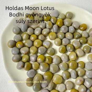 108 Bodhi gyöngy DIY karkötőhöz – természetes, kézzel készített, gravírozott, polírozott, modern minimál stílus