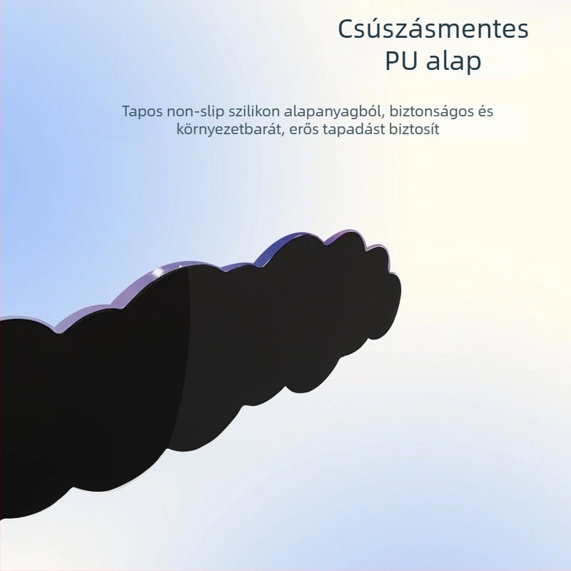 Irodai csuklótámasz, szilikon, vízálló, felhő ihletésű dizájn, 330 g