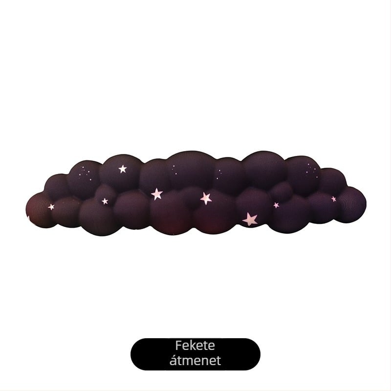 Irodai csuklótámasz, szilikon, vízálló, felhő ihletésű dizájn, 330 g