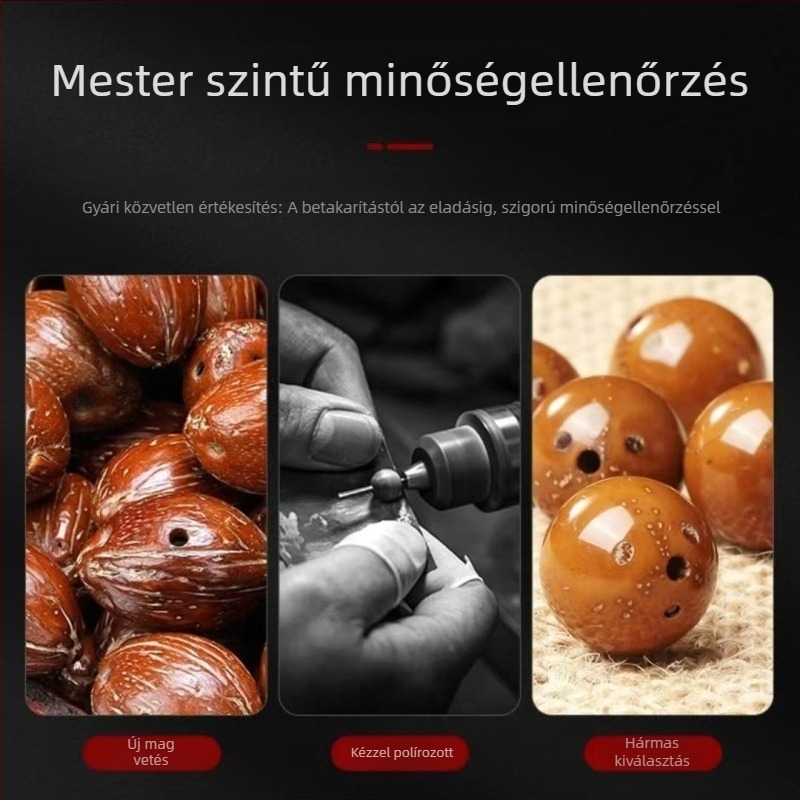 Bodhi gyöngyökből készült karkötő, minimalista stílus, uniszex, Jinhua eredet, egyedi csomagolásban, testre szabható, egyetlen darab