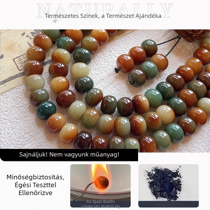 108 gyöngyös Bodhi karkötő, többszörös tekerés, Buddha gyöngyök férfiaknak és nőknek, nyaklánc stílus