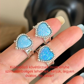 Réz, Geometriai gyűrű, elektroplátolt, női kéz ékszer, könnyed luxus