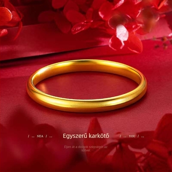 Homok arany karkötő, Red Double Jubilee márka (Seiko felületkezelés; retro stílus; súly 0.03)