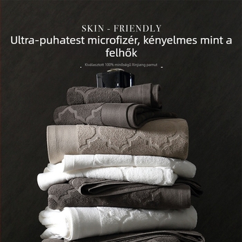 100% pamut fürdőtörölköző, 40s fonal, 400–500 g, hímzés, testreszabás elérhető