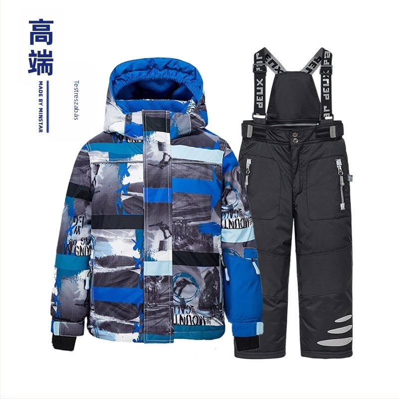 Gyerek síruha szett – szélálló, vízálló, meleg, lélegző, nedvességelvezető