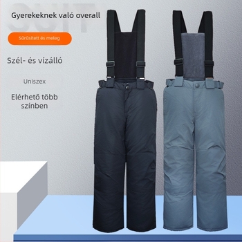 Gyerekeknek szóló sínadrág pántokkal — légáteresztő, kevert anyagú poliészter rostokból, PP gyapot töltéssel