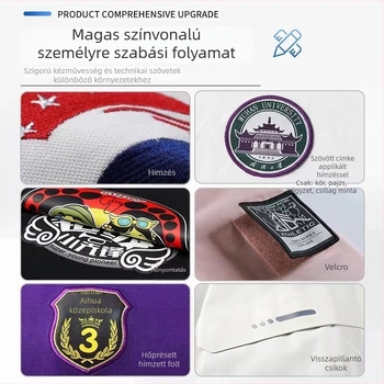 Unisex síruha – egyedi logóval hímzett síruha, vízálló 8000mm, szélálló, kopásálló, bélés nélküli, stílus 8815, anyagkód 20517387336