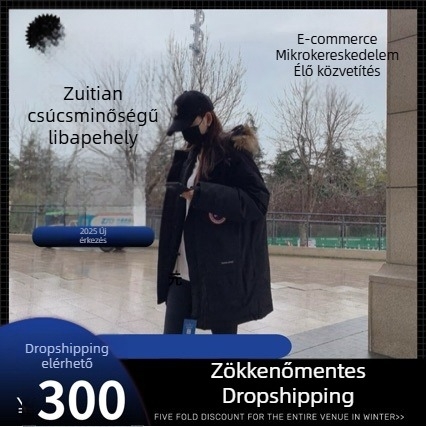 2025-ös új tollas kabát lúdpelyhekkel, női és férfiak számára, nagy méret, észak-keleti síparka, középhosszú téli kabát