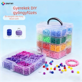 DIY ékszerkiegészítők — műanyag gyöngyök, spray bevonat, Yiwu eredet, eredeti dizájn