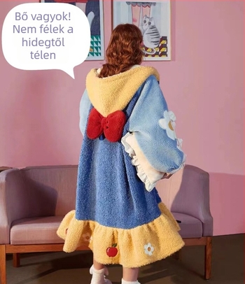 Női Arctic Velvet pizsama, hosszú ujjú, kerek nyakú, extra vastag, 301–350 g/m², 90–95% poliészter