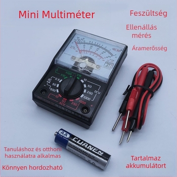 Zsebméretű multiméter — mini hordozható, 40 darabos szétszerelési készlet, háztartási használatra