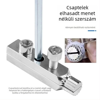 Pengpeng szénacél menetkivonó készlet, 2 db, háztartási használatra, Broken Wire Extractor sorozat