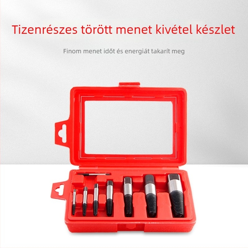 8 részes magas széntartalmú acél csavarkitépő készlet, háztartási használatra, 4–35 mm tartományhoz