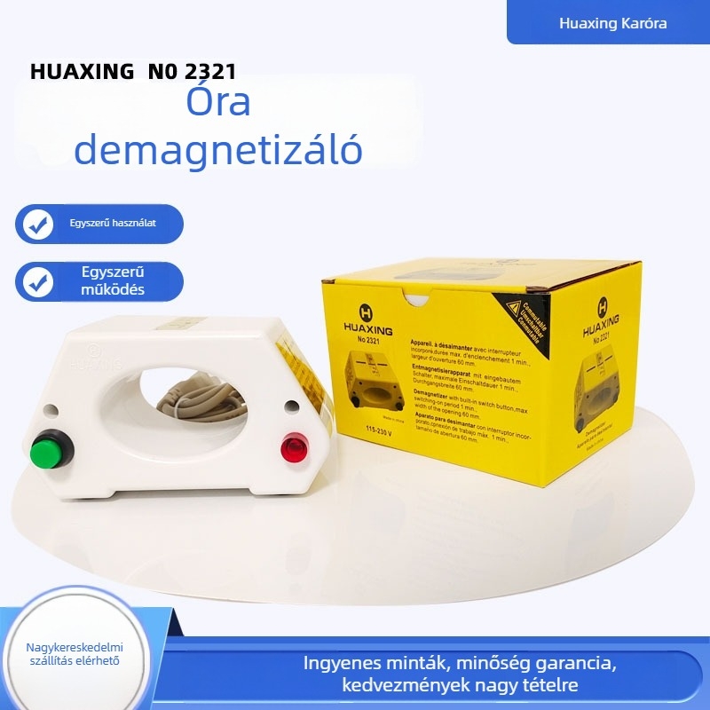 Óra demagnetizáló 2321 – mechanikus órákhoz, fém- és műanyag felépítés, 1 db készlet, órajavító eszköz