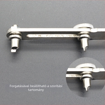 Óra hátlapjának demontázs eszköze, két karmos nyitó, 1 készlet, súly 0.06