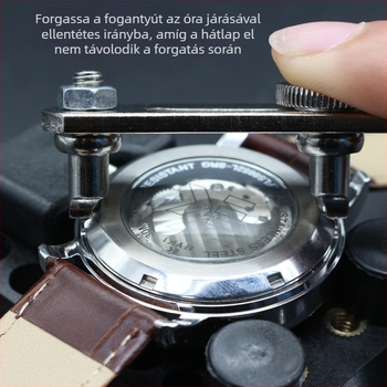 Óra hátlapjának demontázs eszköze, két karmos nyitó, 1 készlet, súly 0.06