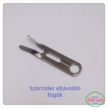 Óraszerelési eszköz: görgőeltávolító csipesz, korongtengely (króm-vanádium acél; 1 darab; háztartási használat)