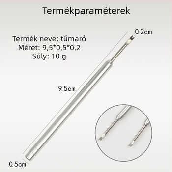 Órák javítására szolgáló eszköz alumíniumötvözetből készült tűfelhúzóval és emelőcsipesszel – szétszerelő eszköz, készlet 1, márka Down's, súly 0.01