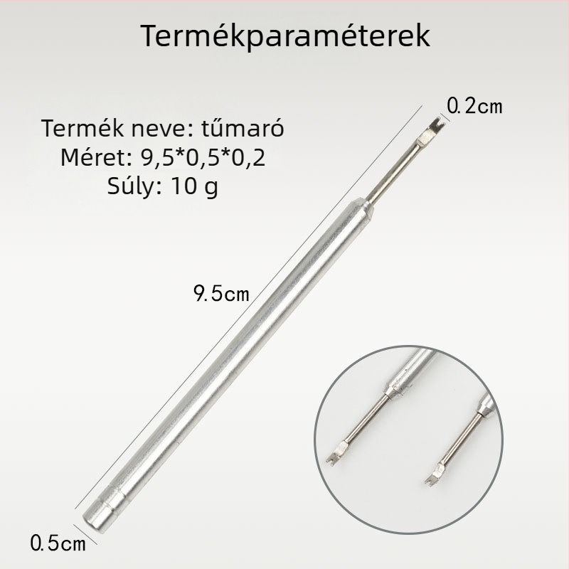 Órák javítására szolgáló eszköz alumíniumötvözetből készült tűfelhúzóval és emelőcsipesszel – szétszerelő eszköz, készlet 1, márka Down's, súly 0.01