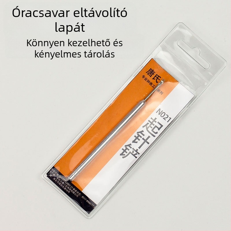 Órák javítására szolgáló eszköz alumíniumötvözetből készült tűfelhúzóval és emelőcsipesszel – szétszerelő eszköz, készlet 1, márka Down's, súly 0.01