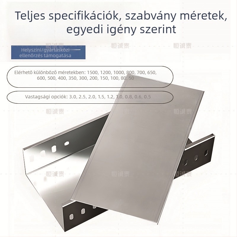 Kábelcsatorna fedél - galvanizált acél, Hengchengtai márka, testreszabható, alkalmas gyárak, adatközpontok, alagsorok, vegyi üzemek, iskolák