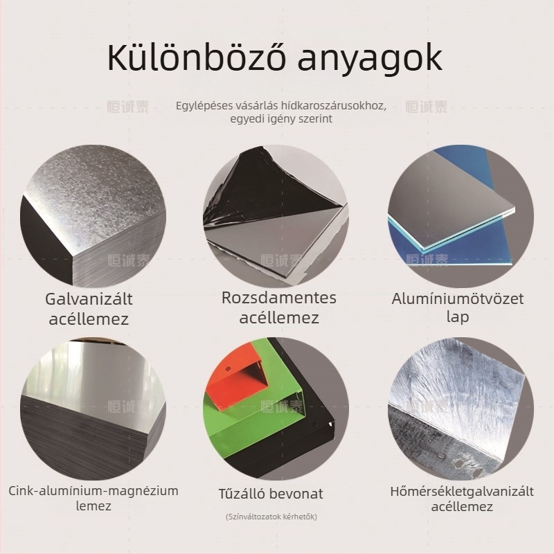 Kábelcsatorna fedél - galvanizált acél, Hengchengtai márka, testreszabható, alkalmas gyárak, adatközpontok, alagsorok, vegyi üzemek, iskolák