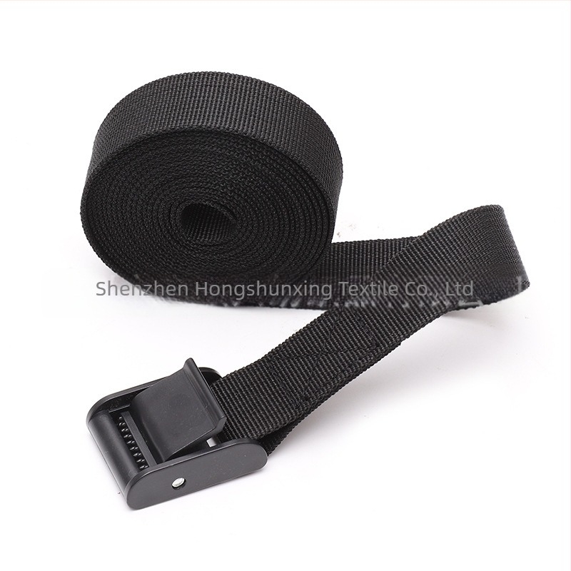 Rögzítő heveder – PP műanyag feszítő, állítható, poggyászhoz, táskákhoz, sátrakhoz – Hongshunxing