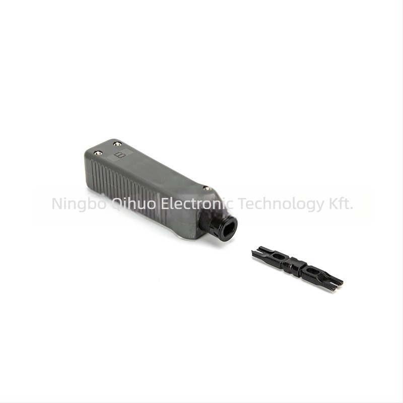 Hálózati kábel vágó és krimpelő eszköz – ergonikus, erő-megtakarító kialakítás, Qihe, Kód 324b, Súly 0,15 kg, Anyag: szerszámacél