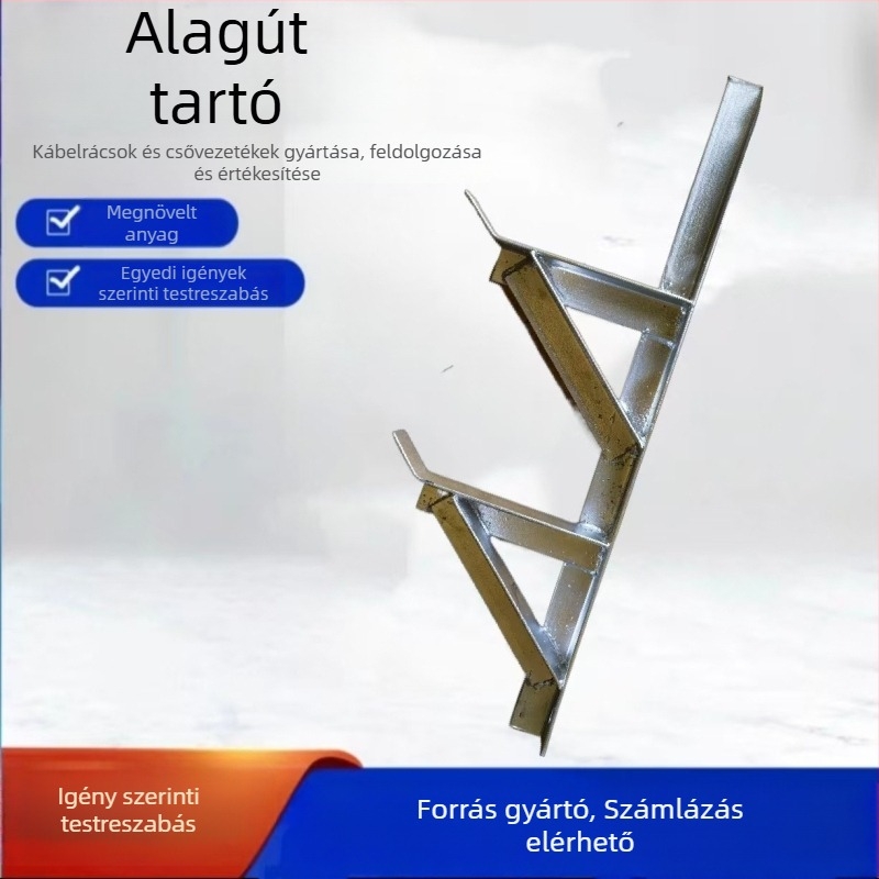 Gyengeáramú kábelcsatorna híd — galvanizált csatornaszerelvény, testreszabható, alkalmas különféle építési projektekhez, tanúsítás igény szerint