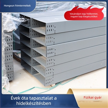 Kábelsín csatorna, tűzálló spray-bevonattal, forróhorganyzott kivitel, modell Hx-005