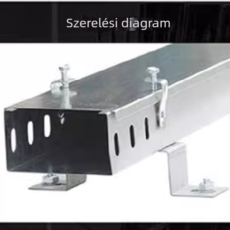 Kábeltálca fedőlemez záróval, rozsdamentes/galvanizált acélból, híd kiegészítők