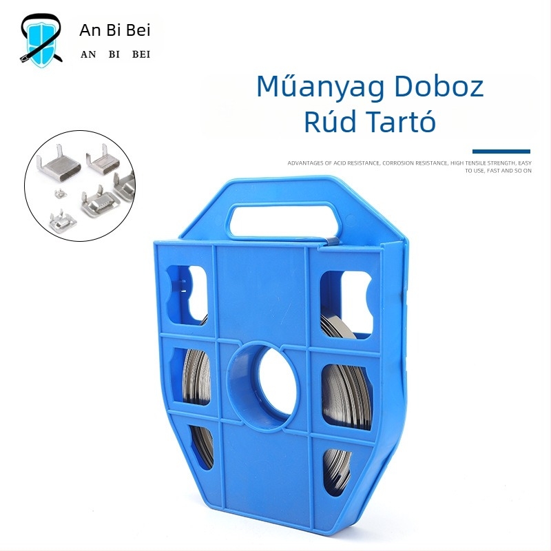 Rozsdamentes acél kötélszalagok kábelekhez és kábelcsatornákhoz • opciók 304/201/316 • hőmérséklet-tartomány -60°C-tól 550°C-ig • húzási erő 70–150 N • testreszabható méretek és megmunkálás