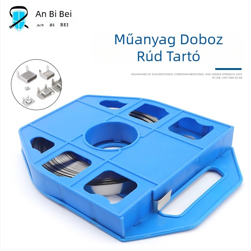 Rozsdamentes acél kötélszalagok kábelekhez és kábelcsatornákhoz • opciók 304/201/316 • hőmérséklet-tartomány -60°C-tól 550°C-ig • húzási erő 70–150 N • testreszabható méretek és megmunkálás