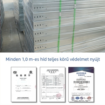 Alumínium ötvözetű kábelcsatorna híd – Márka Midway Departure, Modell 07, Típus: trough, Alkalmazás: Bevásárlóközpontok építése
