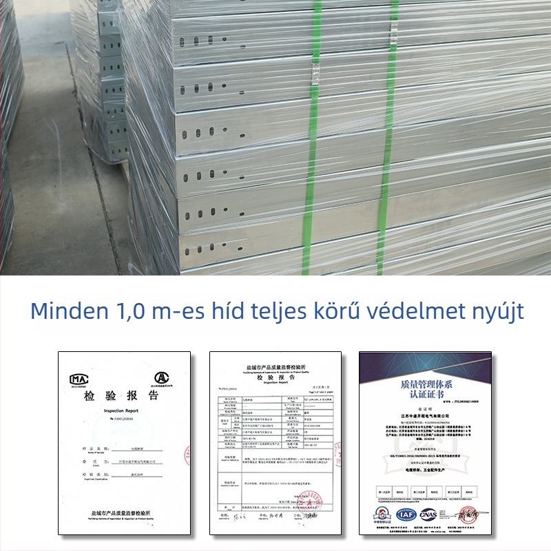 Alumínium ötvözetű kábelcsatorna híd – Márka Midway Departure, Modell 07, Típus: trough, Alkalmazás: Bevásárlóközpontok építése
