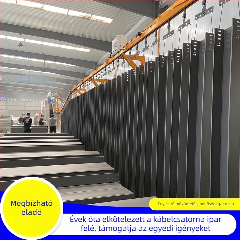 Tűzálló kanalas kábelhíd belső elektromos vezetéshez, Ke Hong márka, anyag: csatornaszerű permetezett híd, alkalmazás: gyárak, iskolák, bevásárlóközpontok