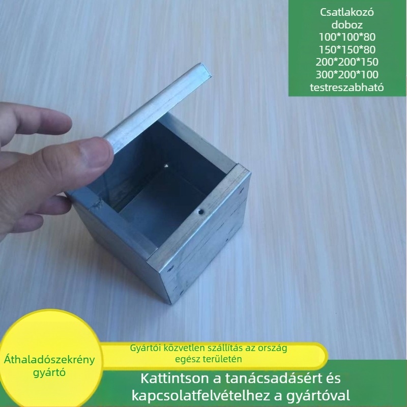 Elektromos vezetékek kapcsoló doboza — tömített, specifikációk 100/150/200/300, telepítés: világos és sötét, fedőanyag: kbg jdg