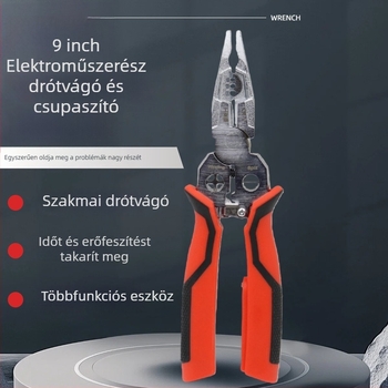 Qi lu Vezetékek csupaszító és crimpelő készlet – króm-vanádium acél kovácsolt, 1 készlet, Nemzeti rendszer, Háztartási használat