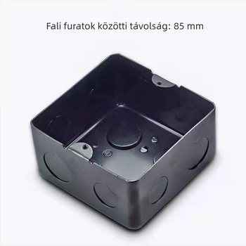 Beépített pop-up rozsdamentes elektromos doboz háztartási használatra, sorozat D02, beépítés: beépített, fedél anyaga: vas, funkció: földelő alsó doboz