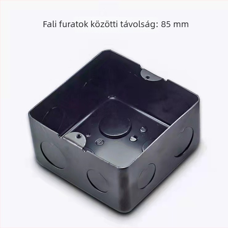 Beépített pop-up rozsdamentes elektromos doboz háztartási használatra, sorozat D02, beépítés: beépített, fedél anyaga: vas, funkció: földelő alsó doboz