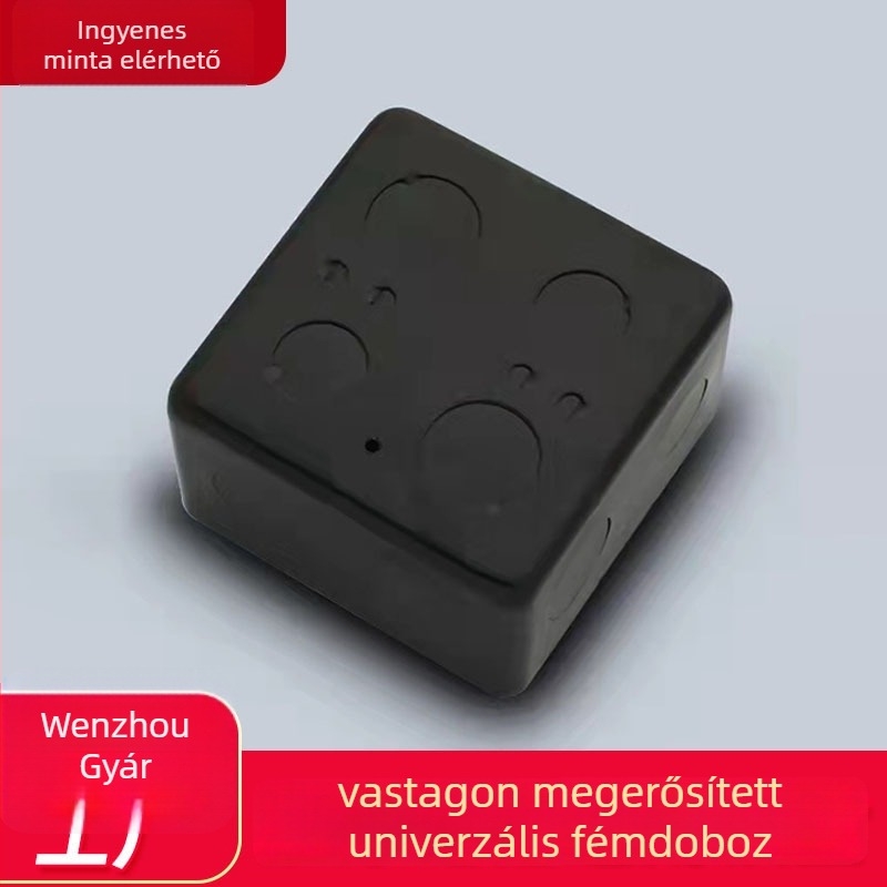 Beépített pop-up rozsdamentes elektromos doboz háztartási használatra, sorozat D02, beépítés: beépített, fedél anyaga: vas, funkció: földelő alsó doboz