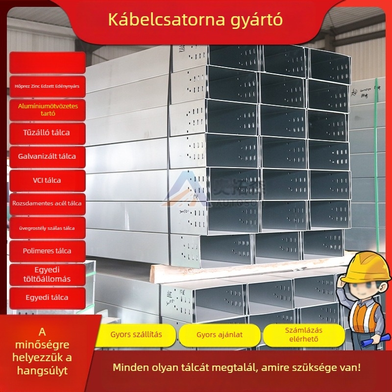 Otosen Alumíniumötvözet Híd, Palettás Típusú, Kábelcsatornához – Ipari Villamossági Szerelvényekhez